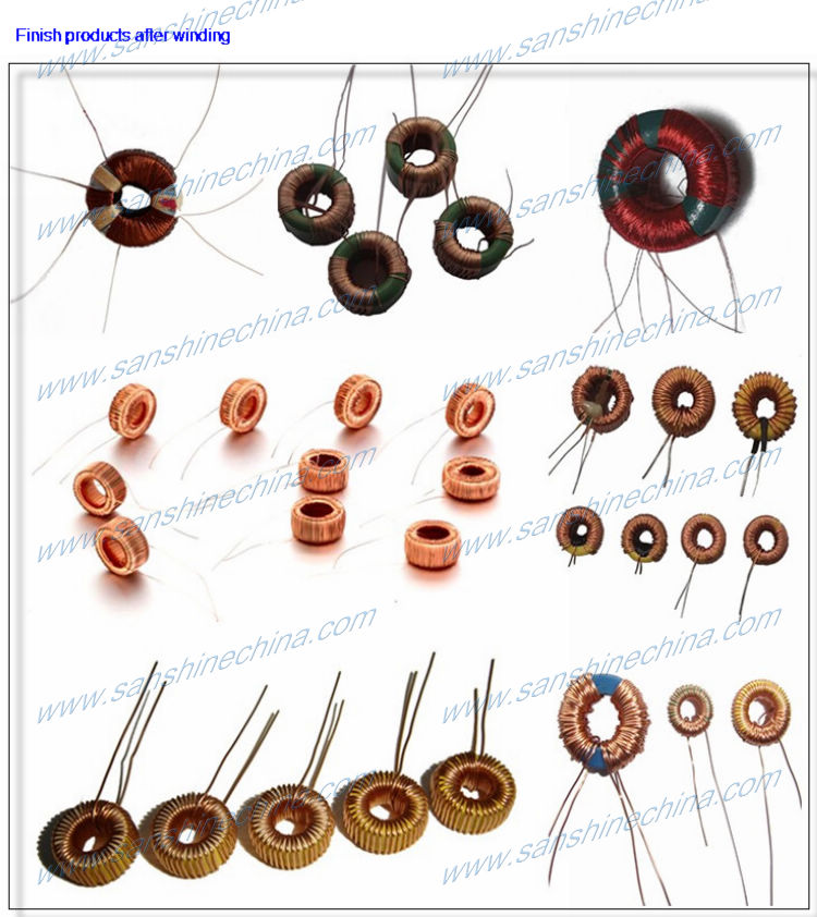 DC to DC converter toroid inductor winding machine