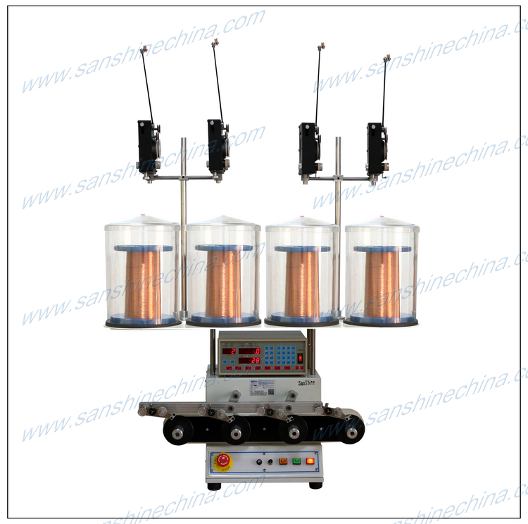 four spindles lamination transformer coil winding machine