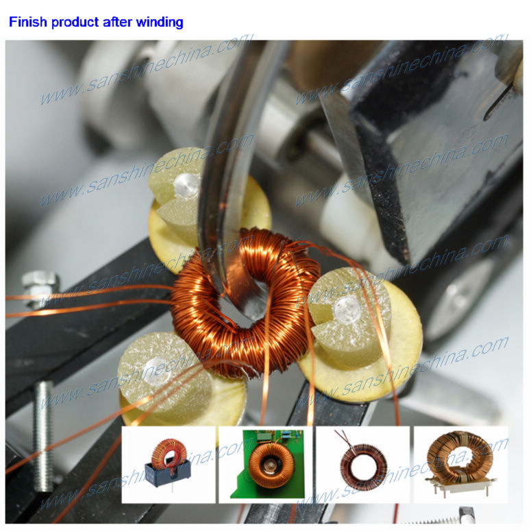 heavy toroid coil winding machine