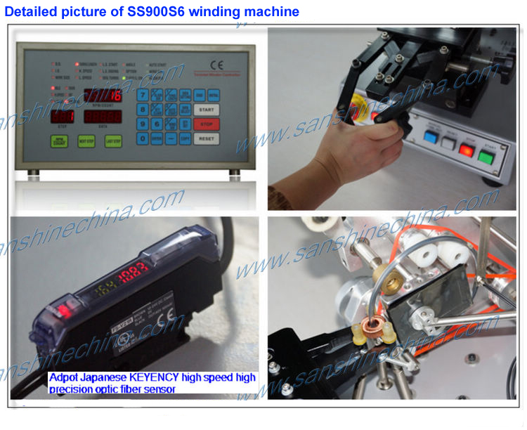 torque motor winding machine