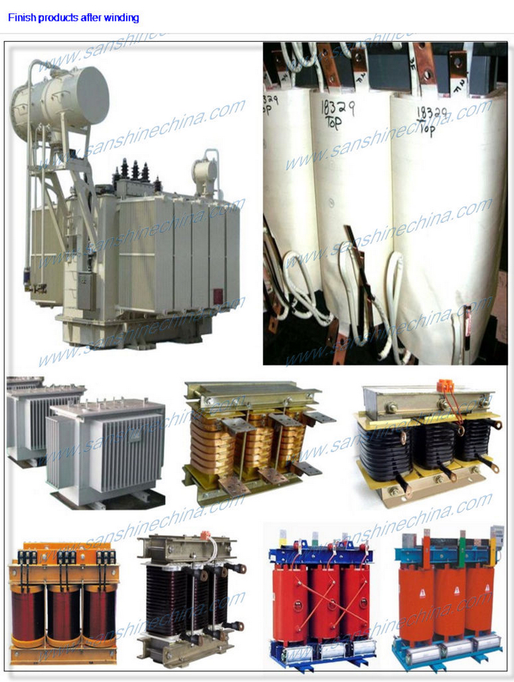 electric single phase power big transformer winding machine