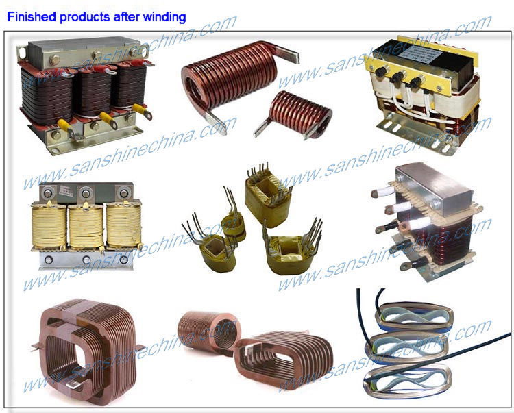 high torsion long length traverse reactor coil winding machine