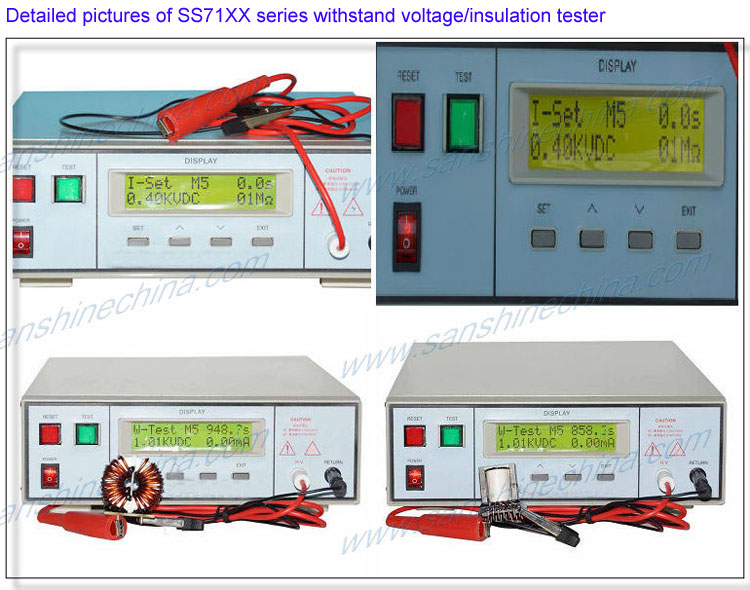 electronic component withstand voltage tester