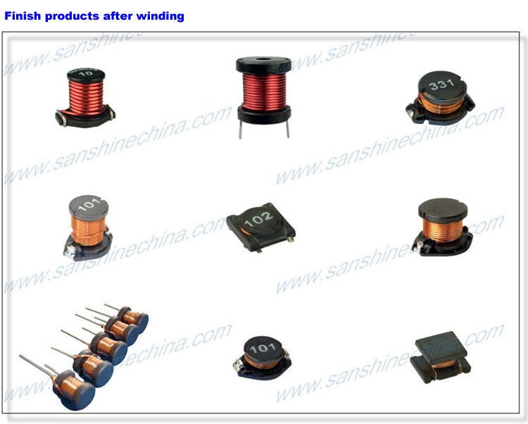 unshielded high current inductor winding machine