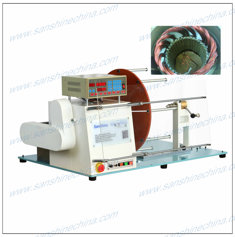 submersible pump motor coil winding machine