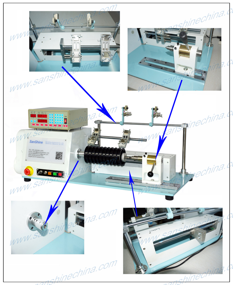 fish string rewinding machine