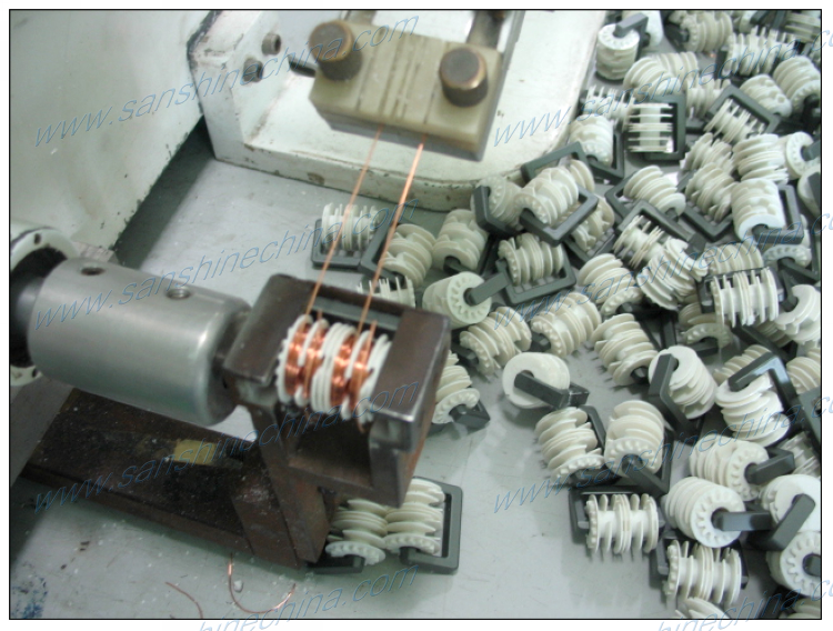 common mode coil winder
