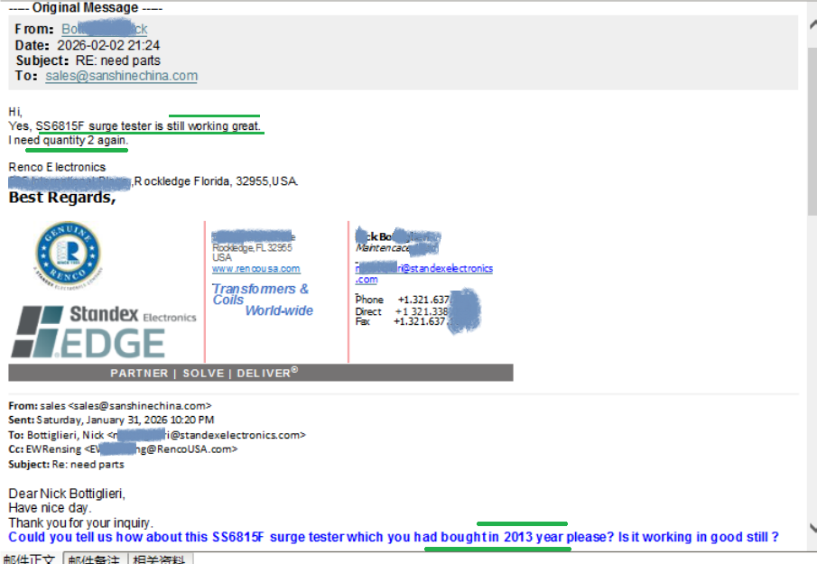 winding impulse surge tester