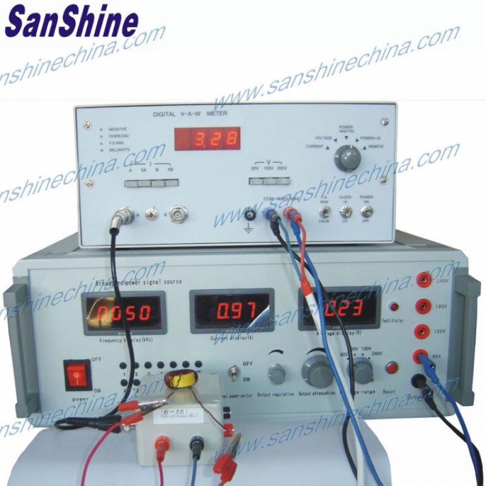 Transformer inductor soft magnetic core power loss tester 