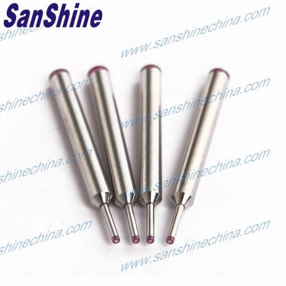 Ruby tipped enamelled wire guide coil winding nozzle 