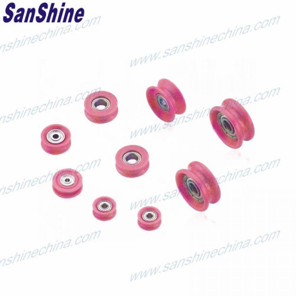 bearing type mirror surface ceramic wire guide pulley 