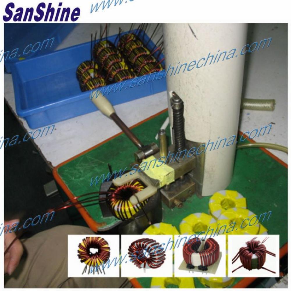 Customized semiautomatic toroidal coil winding machine 