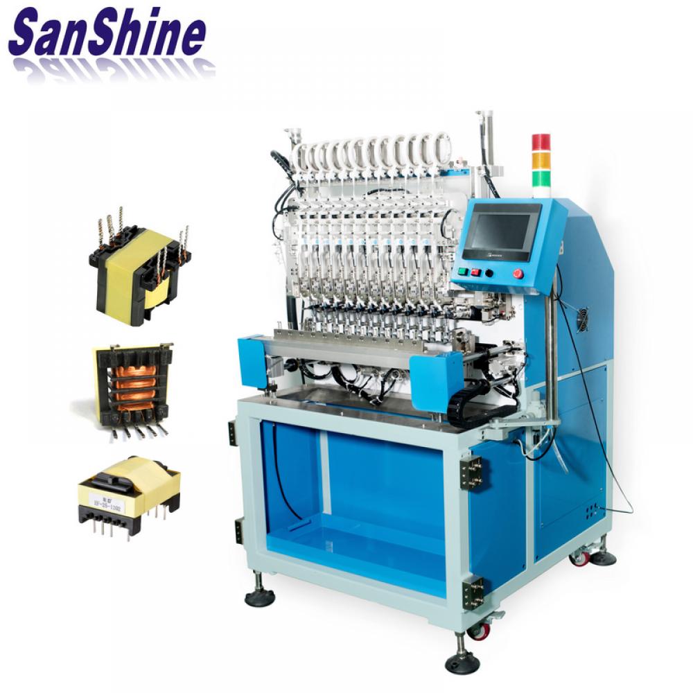 Fully automatic 24 spindles linear coil winding machine 