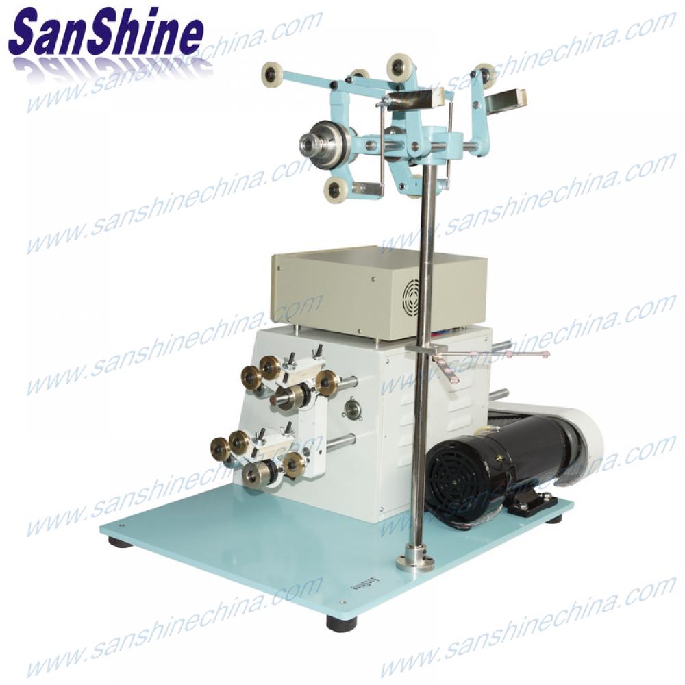 Two spindles automatic thick wire coil winding machine 