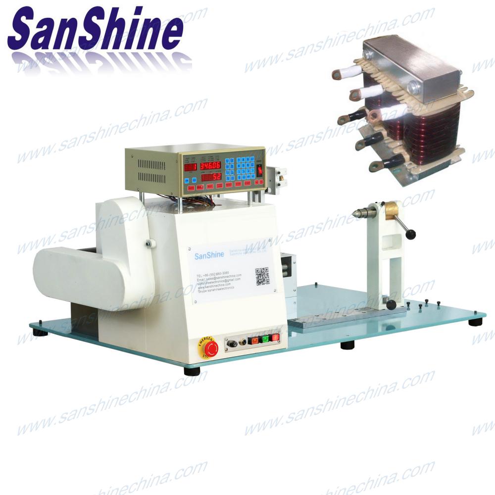 Automatic thick wire long big coil winding machine 