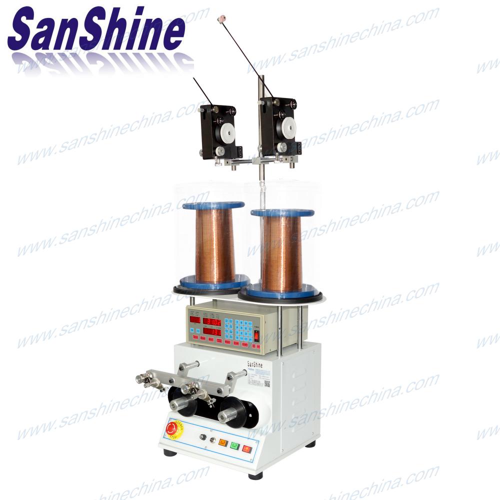 front two spindles automatic coil winding machine 
