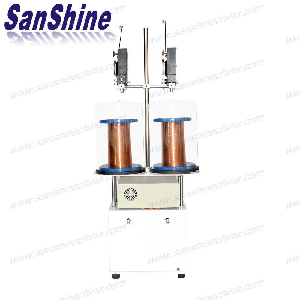 front two spindles automatic coil winding machine 