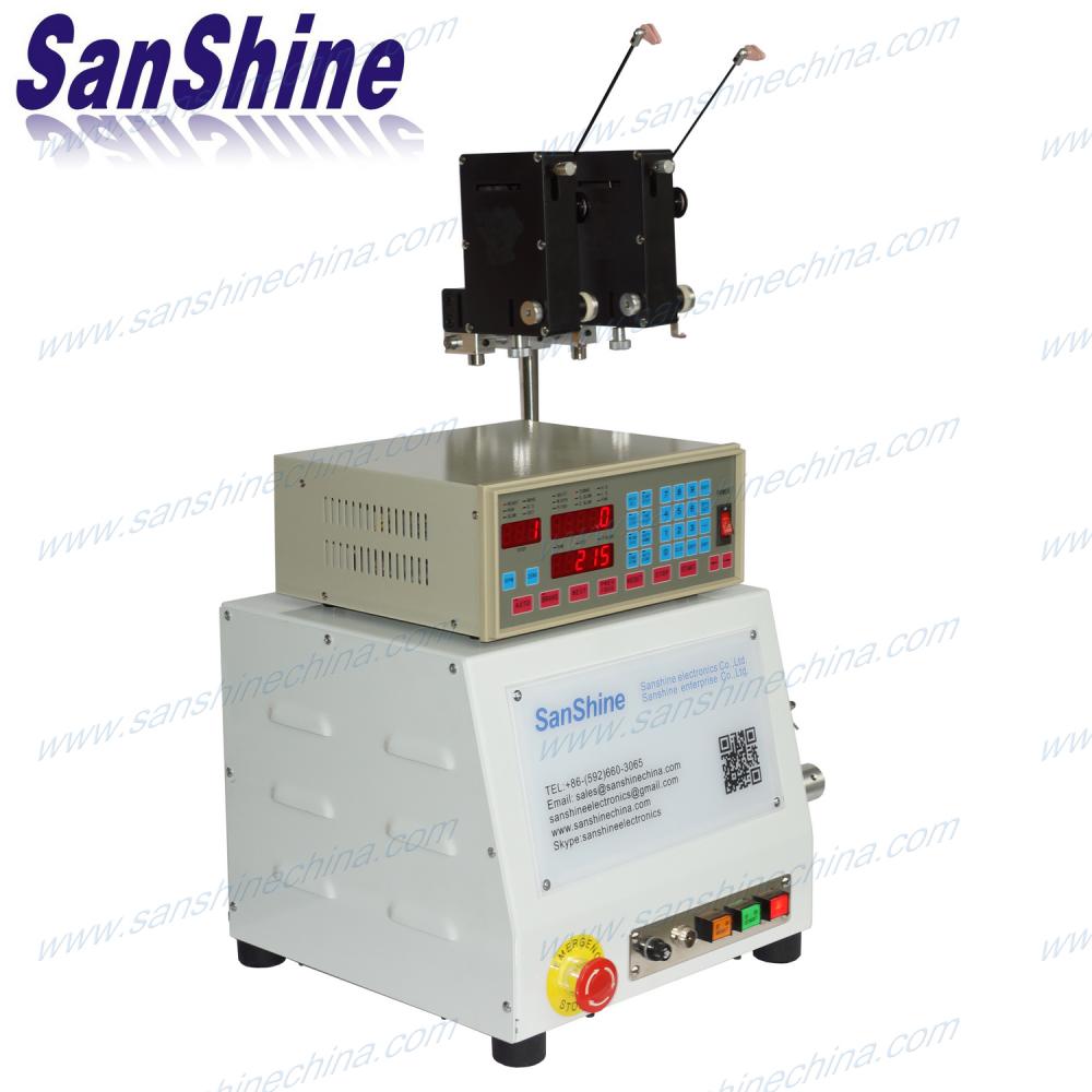 Two spindles automatic coil winding machine 