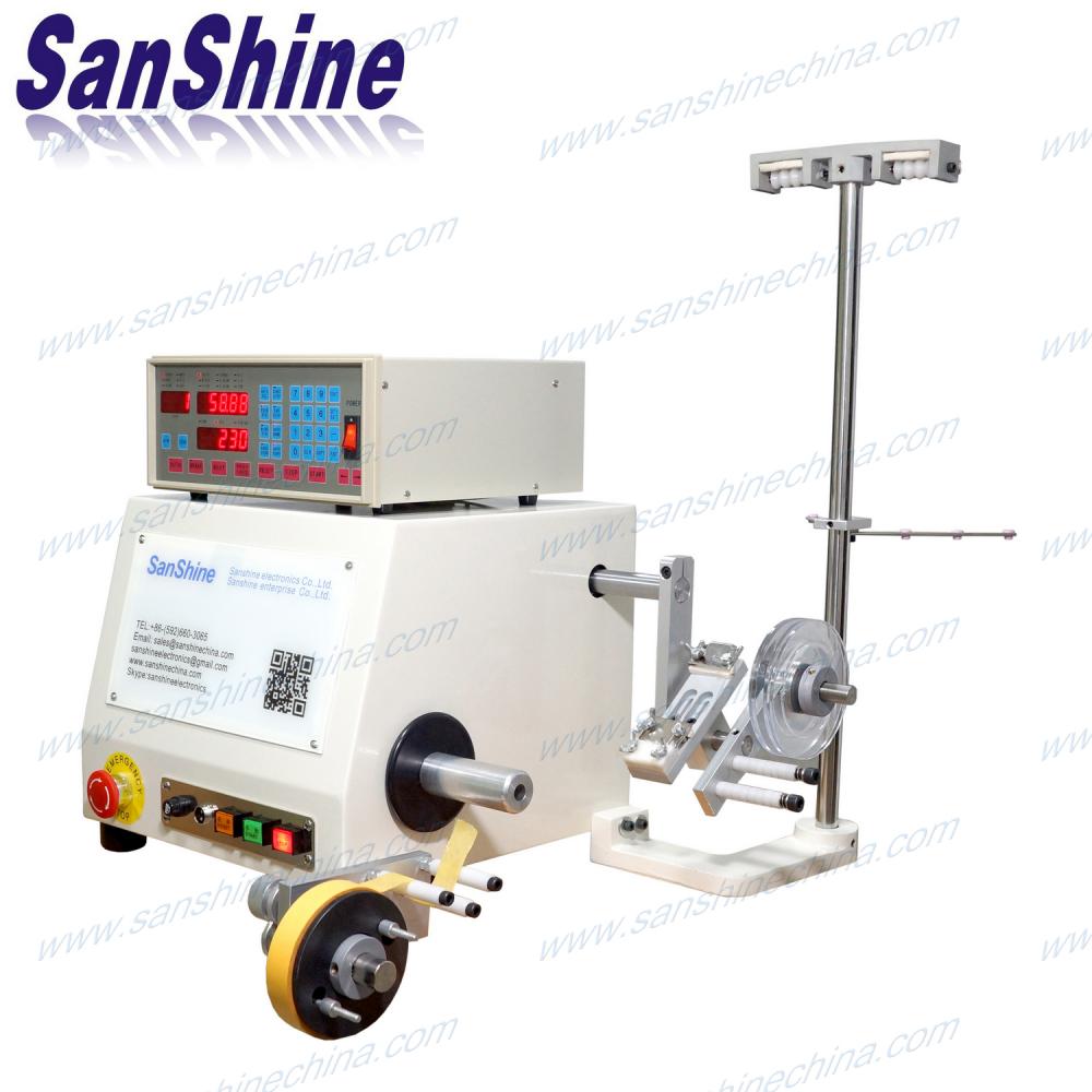 Single spindle programmable automatic transformer coil winding machine 