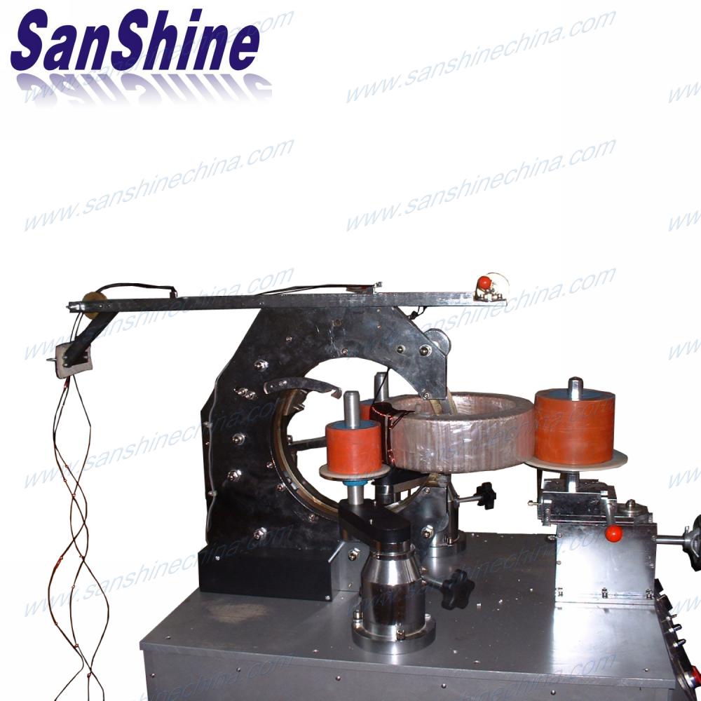 Porogramable automatic extra heavy toroidal coil winding machine 