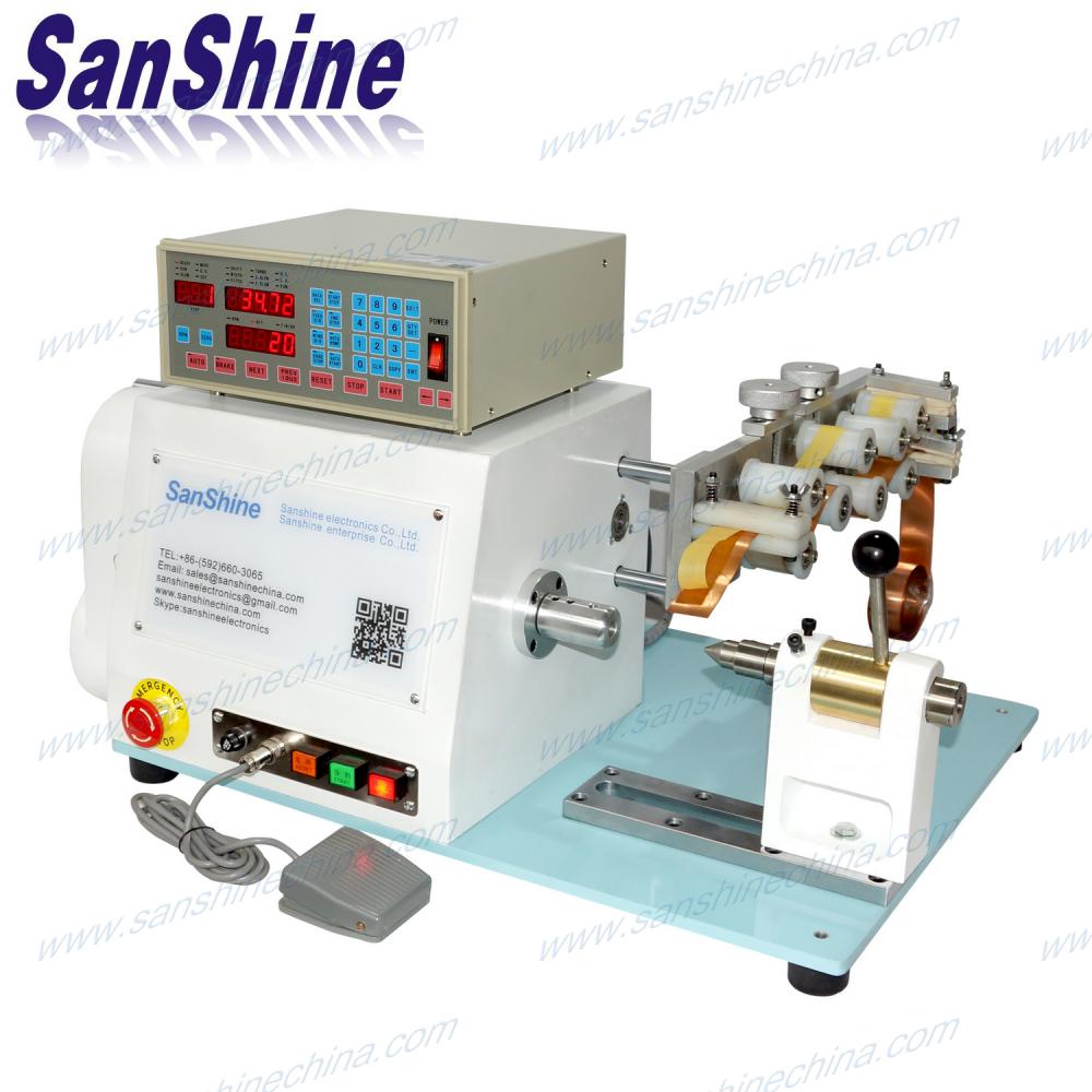 Programmable automatic copper foil coil winding machine(SS851F) 