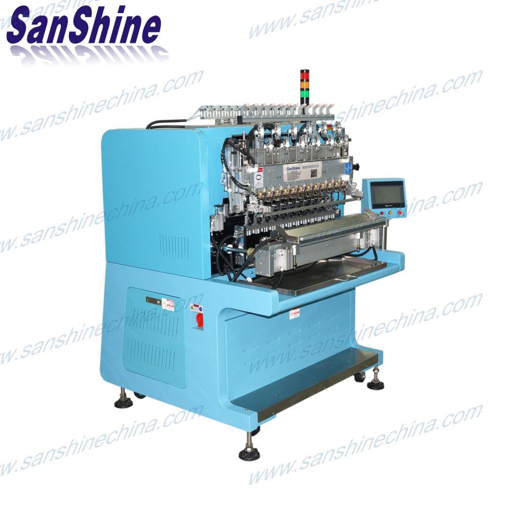 Fully automatic air cycle fan motor winding machine 