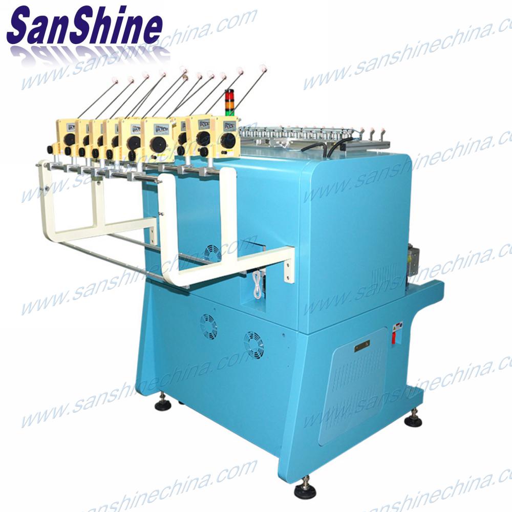 Fully automatic twelve spindles linear coil winding machine 