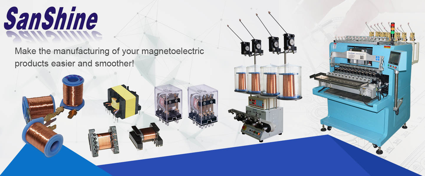 Transformer choke inductor relay winding machine