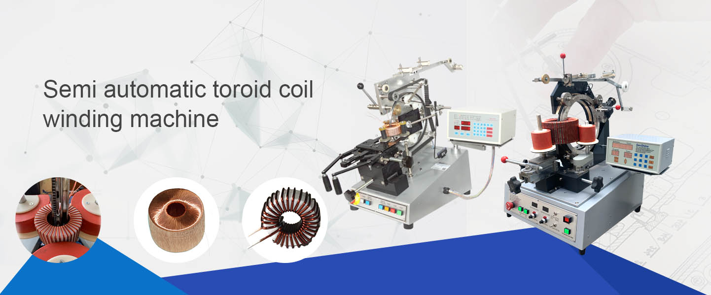 Toroidal transformer choke inductor winding machine
